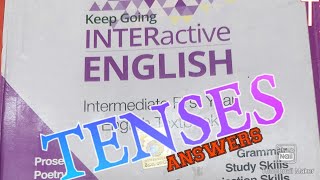 TSBIE Junior EnglishTENSESPART1Answersinterexams2024 [upl. by Elery505]