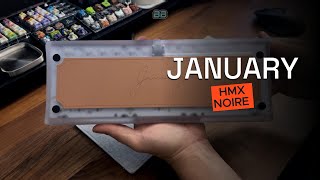 January with HMX Noire switches [upl. by Immot35]