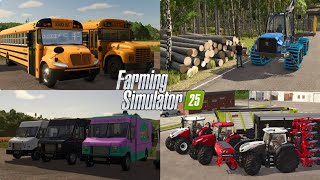 THE BEST MODS TODAY  FORESTRY PACK  Placeable Vehicles amp More  Farming Simulator 25 [upl. by Cheng]