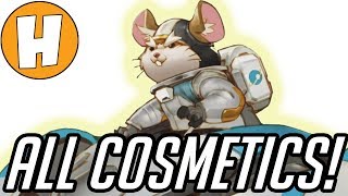 Overwatch  ALL Wrecking Ball Skins Hammond Sprays Emotes and Highlight Intros  Hammeh [upl. by Ayanat710]