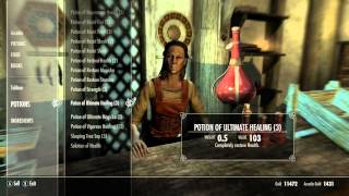 What is best healing potion  Skyrim [upl. by Atselec]