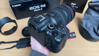 CANON EOS R6 MARK II UNBOXING [upl. by Oicram130]