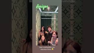 🌟MICA TINELLI ZAIRA NARA Y LIZARDO PONCE amigos shorts youtubeshorts [upl. by Ponton118]