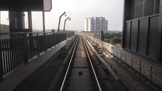 MRT Putrajaya Line  Hyundai Rotem Set 229 Ride  UPM → Serdang Raya Utara [upl. by Htederem]