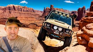 4WD loses control on DEADLY MOAB Trail  what happens next [upl. by Hayse]