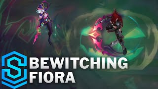 Bewitching Fiora Skin Spotlight  PreRelease  League of Legends [upl. by Llenrep204]