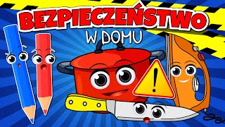 🚨⚠️ BEZPIECZEŃSTWO W DOMU ⚠️🚨 Film edukacyjny dla dzieci z Kredką [upl. by Zarla]