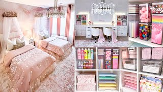 EXTREME GIRLS BEDROOM MAKEOVER  ULTIMATE Organizing  DIY Decorating Ideas on A BUDGET [upl. by Furiya]