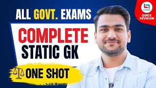 Complete Static GK  Static GK in ONE SHOT GK For All Govt Exams  GK by Yash Rawat Sir [upl. by Adnorhs]