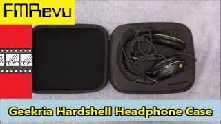 Geekria Hardshell Headphone Case  Model EJB 003401  UltraShell Travel Headphone Carrying Case [upl. by Aleacem228]