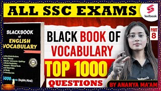 Black Book Of Vocabulary for All SSC Exams  Top 1000 Questions 8  English By Ananya Maam [upl. by Nirrat]