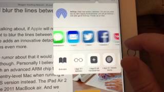 iOS 8 Share Sheet amp Extensions Explained [upl. by Kcirdez]