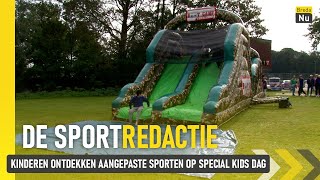 Kinderen ontdekken aangepaste sporten op speciale sportdag  De Sportredactie [upl. by Zerlina378]