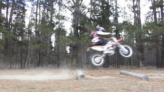 Chris Birch dirt bike training using Lifters [upl. by Akitan]