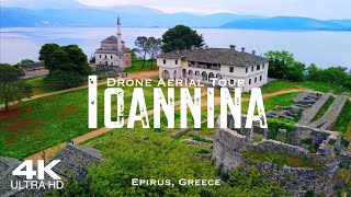 IOANNINA 🇬🇷 Ιωάννινα Drone Aerial 4K  Greece Epirus Ήπειρος Ελλάδα [upl. by Dettmer]