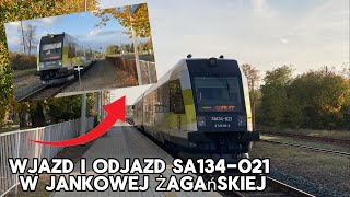 Wjazd I Odjazd SA134021 W Jankowej Żagańskiej [upl. by Coleville]