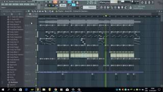 Flp Remake Instrumental Ceniza En Cenicero  Anuel AA JaimeBeatz [upl. by Gnol]