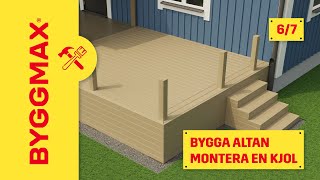 Bygga altan del 6 montera en kjol [upl. by Small636]