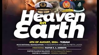 RCCG AUGUST 4th 2024  THANKSGIVING SERVICE [upl. by Nawram]