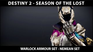 Destiny 2 Season of the Lost Nemean Armor  Warlock Set [upl. by Gus823]