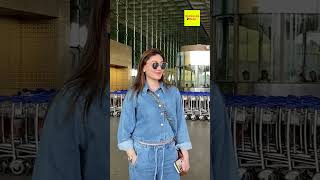 Shefali Jariwala flying from Mumbai spotted at airport I Mumbai [upl. by Sibeal]