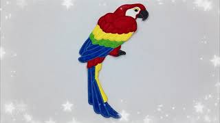 Large Applique Parrot  By Kreative Kiwi [upl. by Atika126]