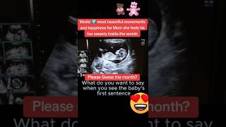 Pregnancy scanning baby movements🥰🥰🥰viralvideo trending baby [upl. by Ingaborg]