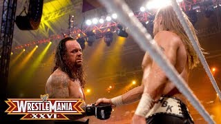 The Undertaker shows respect to Shawn Michaels after the Career vs Streak Match WrestleMania XXVI [upl. by Atiuqal493]