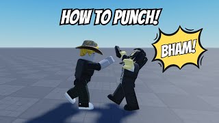 How to Punch with Knockback  Roblox Studio [upl. by Adnilreh630]