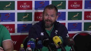 Inside Camp South Africa v Ireland Post Match Press Conference [upl. by Nibram89]