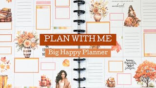 PLAN WITH ME  BIG HAPPY PLANNER  Nov 4102024 [upl. by Pavkovic]