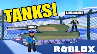 TANKS IN ROBLOX JAILBREAK [upl. by Fee]