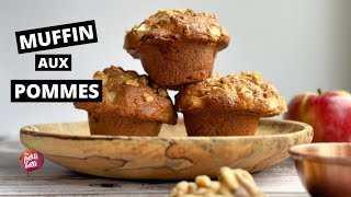 MUFFIN AUX POMMES CASSONADE ET NOIX 🍎 [upl. by Delano]