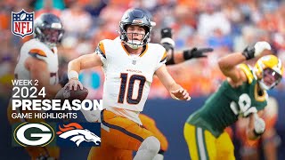 Denver Broncos Top Plays vs Green Bay Packers  2024 Preseason Week 2 [upl. by Veleda118]