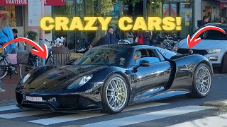 Cars Leaving Car Meet  Porsche 918 F40 Audi RS6 GT Huracan [upl. by Nayab]