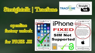 FREE USA TRACFONE  STRAIGHTALK DEVICE  FACTORY UNLOCK [upl. by Columbine]