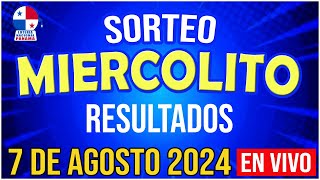 🔰🔰 EN VIVO SORTEO MIERCOLITO 7 de AGOSTO de 2024  Loteria Nacional de Panamá [upl. by Uzzi]