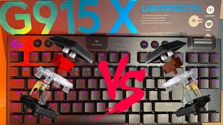 Logitech G915 x RED or BROWN switches [upl. by Olimac]