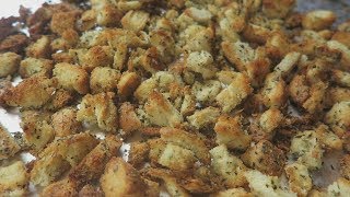 Homemade Italian Croutons  Episode 191 [upl. by Cleveland]