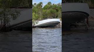 The First Commitment sailboat after Hurricane Milton shorts youtubeshorts trending [upl. by Kcyred375]