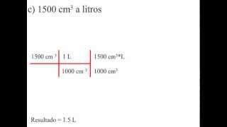 ¿Cómo convertir 1500 cm3 a litros [upl. by Farrell]