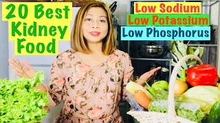 EAT THIS 20 Best Kidney Food To INCREASE KIDNEY FUNCTION [upl. by Najar635]