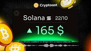 Les 200 dollars en ligne de mire pour la crypto SOL  Analyse technique de Solana du 22 octobre [upl. by Sofia]