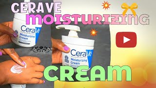 CERAVE THE BEST SKIN CARE ROUTINE MOISTURIZER Does it Contains SPf Anti Aging Effects [upl. by Ecirb539]