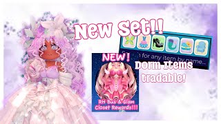 new set amp dorm items are tradable  Royale High [upl. by Eibur849]