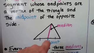 Geometry 53a Centroid Theorem amp construct Centroid of a Triangle [upl. by Dace644]