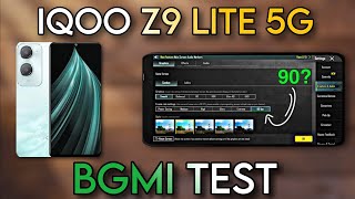 iQOO Z9 Lite 5g PubgBgmi Test  Graphics Gyroscope Test Fully Loaded only ₹10499💯 [upl. by Birchard]