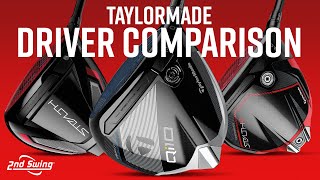 TAYLORMADE DRIVERS COMPARISON  Qi10 vs Stealth 2 vs Stealth [upl. by Lazar]