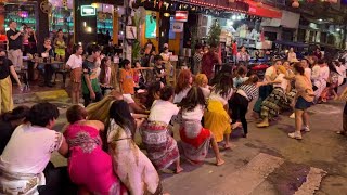 Phnom Penh Nightlife Street 136  Enjoy Cambodia Nightlife 4K [upl. by Donoghue659]