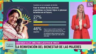 Mujeres líderes la reinvención del bienestar de las mujeres Constanza Cilley directora de Voices [upl. by Moe]